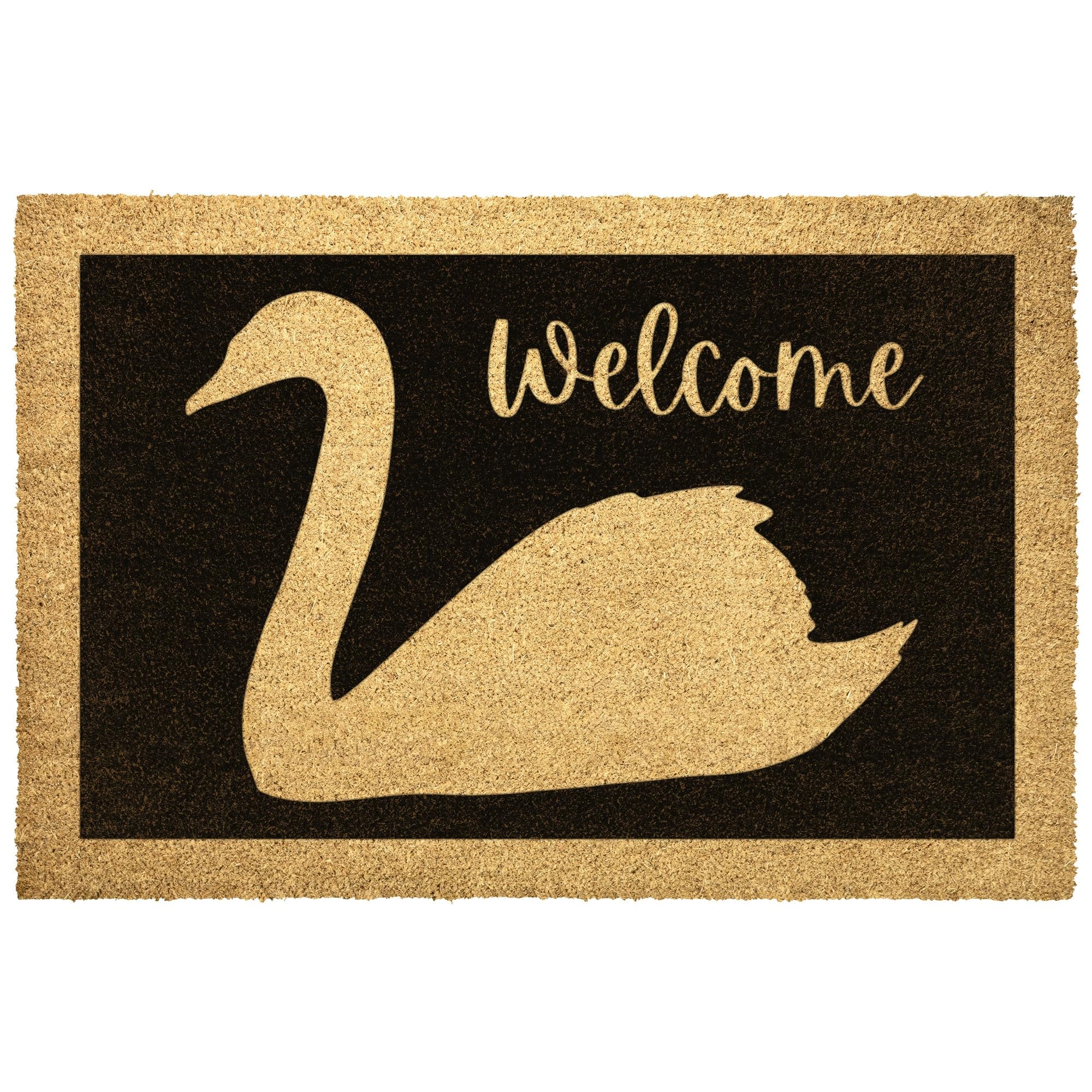tbbvhd Doormat Entrance Welcome Swan Doormat Outdoor Rug Door Mat Decor Housewarming Home Summer Winter Christmas House Gift 20x32 inch
