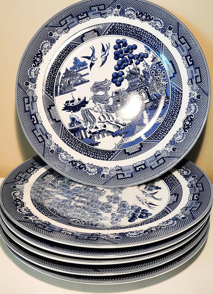 ジョンソンブラザーズ　ウィロー　お皿6枚セット 91jOndSGW1L._UF894,1000_QL80_.jpg