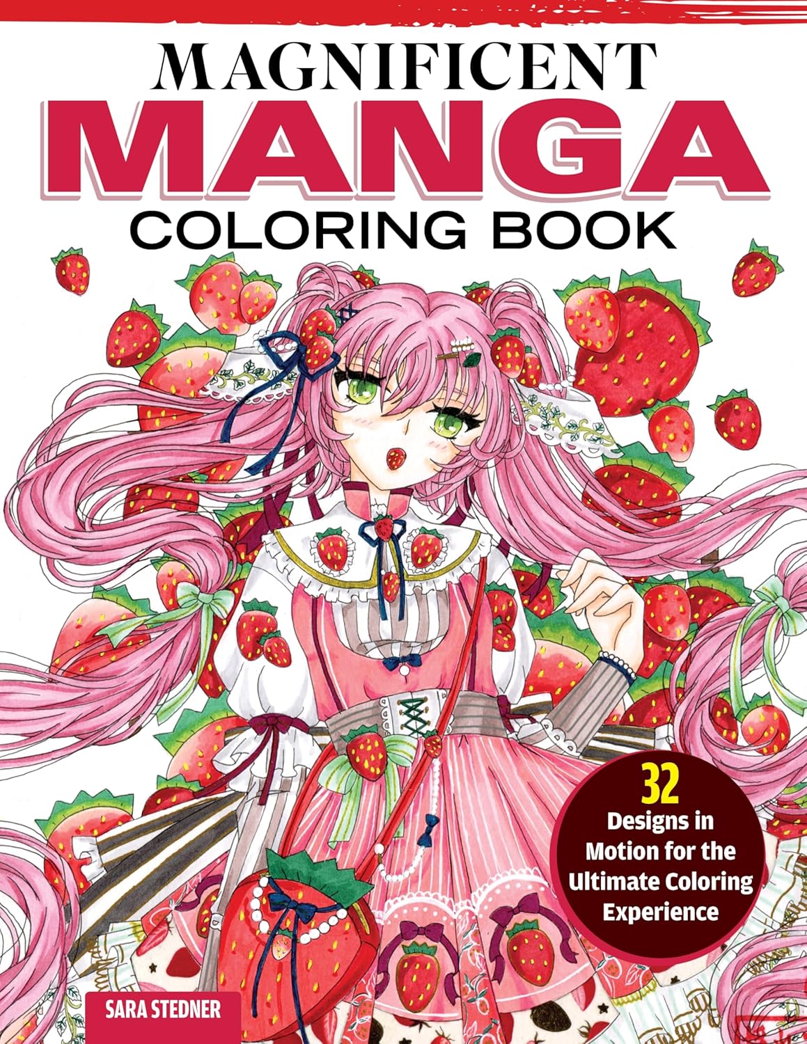 Amazon.com: Magnificent Manga Coloring Book: 32 Designs in Motion for ...