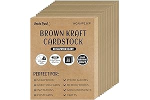 Kraft Cardstock 8.5 x 11: Spruce Up Your Creative Projects!