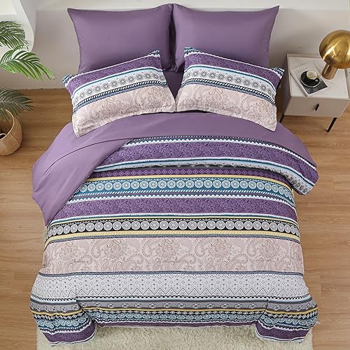 Miniatura 7 de Juego de edredón, edredón para todas las estaciones, juego de cama de microfibra suave, juego de edredón WD08AB090533K7U-C