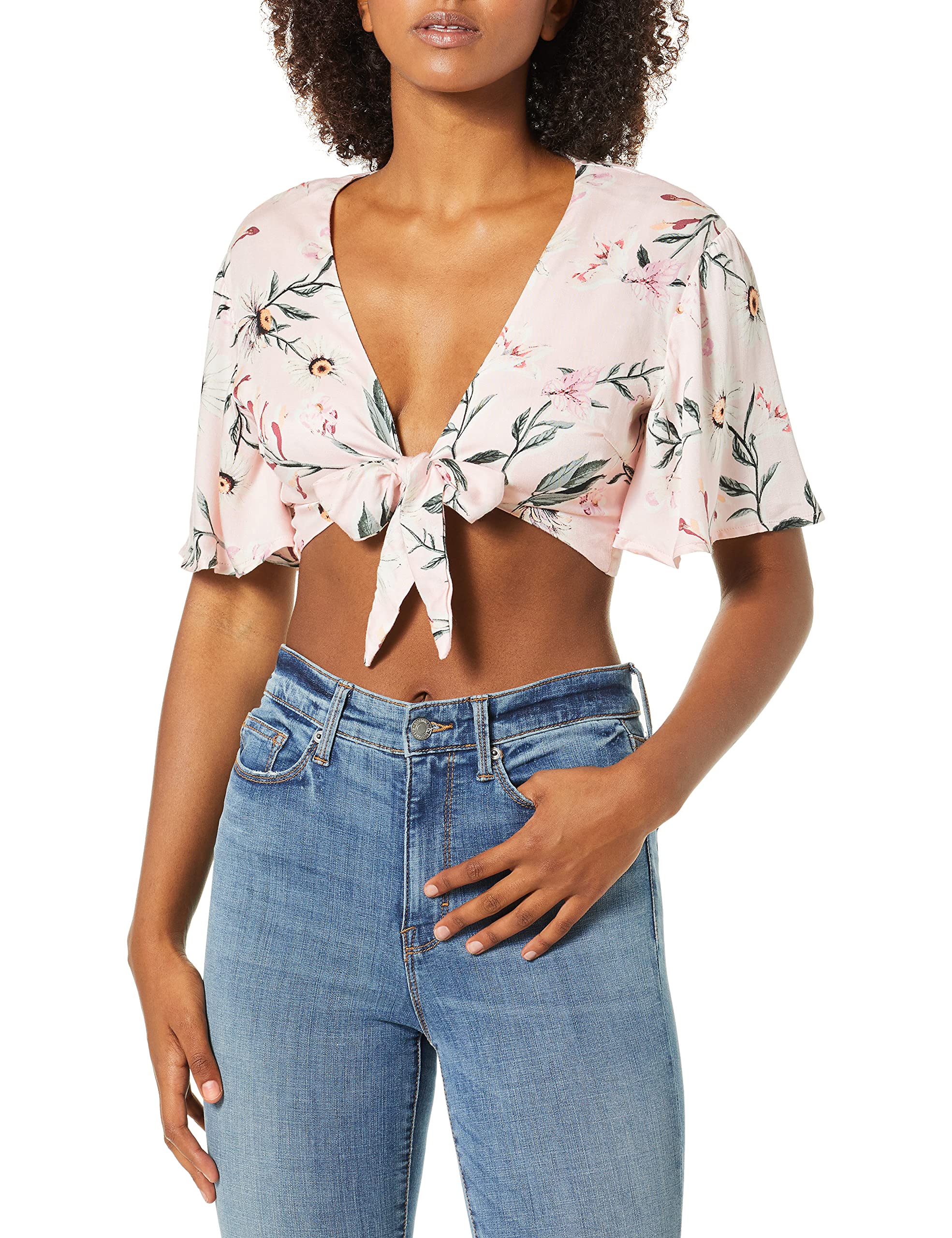 Somedays Lovin Women's Lovers Soar Tie Front Top