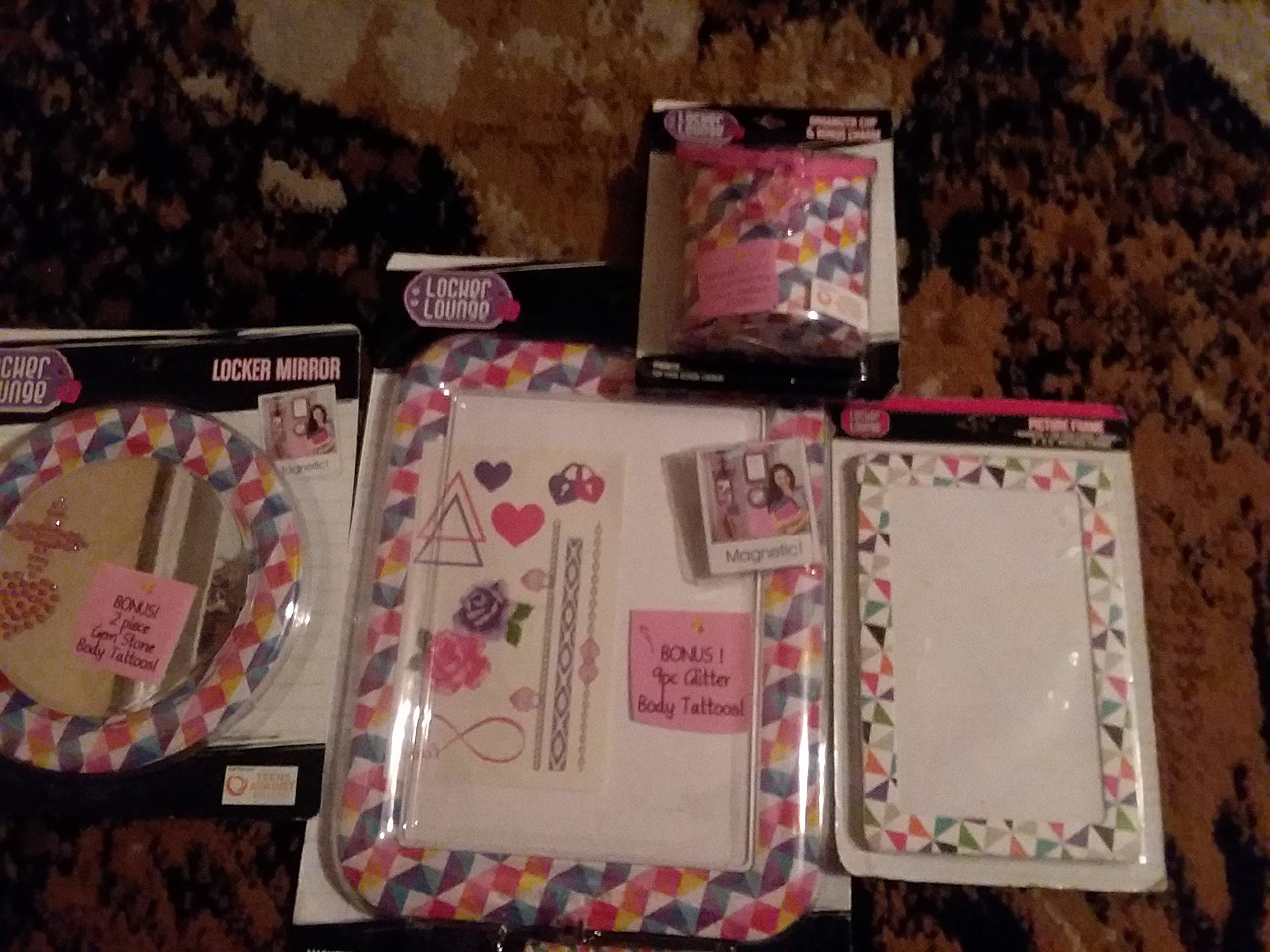 Accessories 4 Piece Bundle /dry erase/mirror/frame and cup