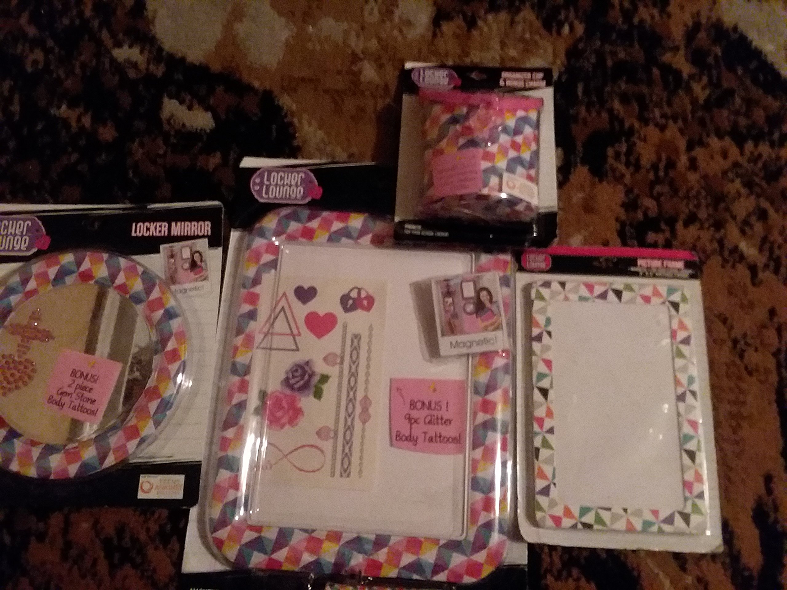 Accessories 4 Piece Bundle /dry erase/mirror/frame and cup
