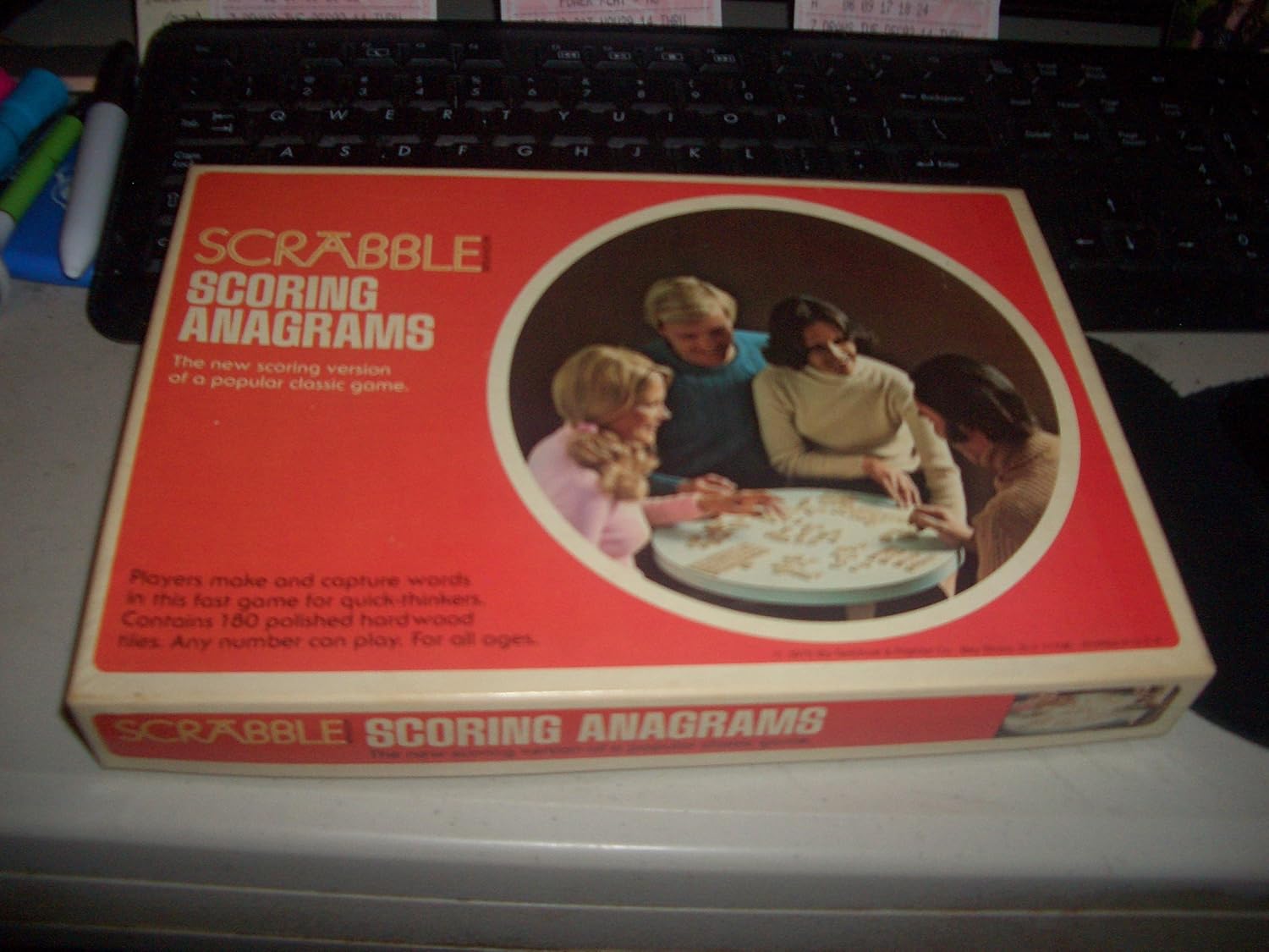 Blасk Frіdау - 80% оƒƒ Scrabble Scoring Anagrams, Brand by Selchow & Righter 1984