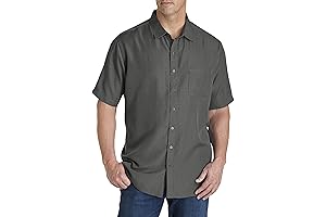DXL Big and Tall: Comfortable and Stylish in the Microfiber Comfort Grid Sport Shirt