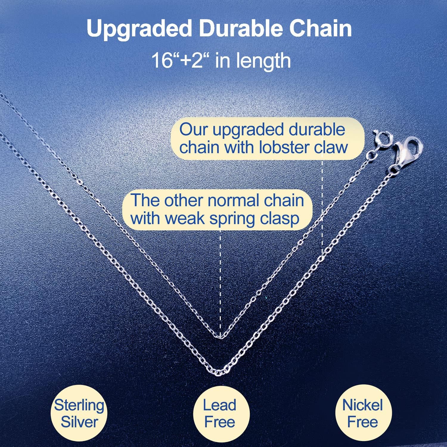 Mothers Day Gifts, Mom Gifts from Daughter Son, Necklace for Mom, Silver Necklace Gifts with Rose Flower for Grandma Daughter Girlfriend and Wife on Birthday Anniversary - Image 9