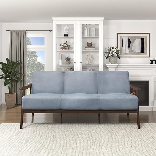 Miniatura 61 de Lexicon Savry - Silla decorativa con brazo de madera de tela de 29 pulgadas de ancho, color naranja Naranja,Marrón claro,Gris