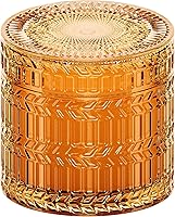 Vista 13 de Velas perfumadas de vainilla y coco, velas de soja con mecha de madera crepitante, naturales, sin tóxicos, 7.4oz de cera de soja, 55 horas