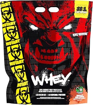 MUTANT Whey | 100% Whey Protein Powder Shake, Gourmet Taste | 22g of Protein | Fast Absorbing, Easy Digesting | 4540kg | Chocolate Fudge Brownie