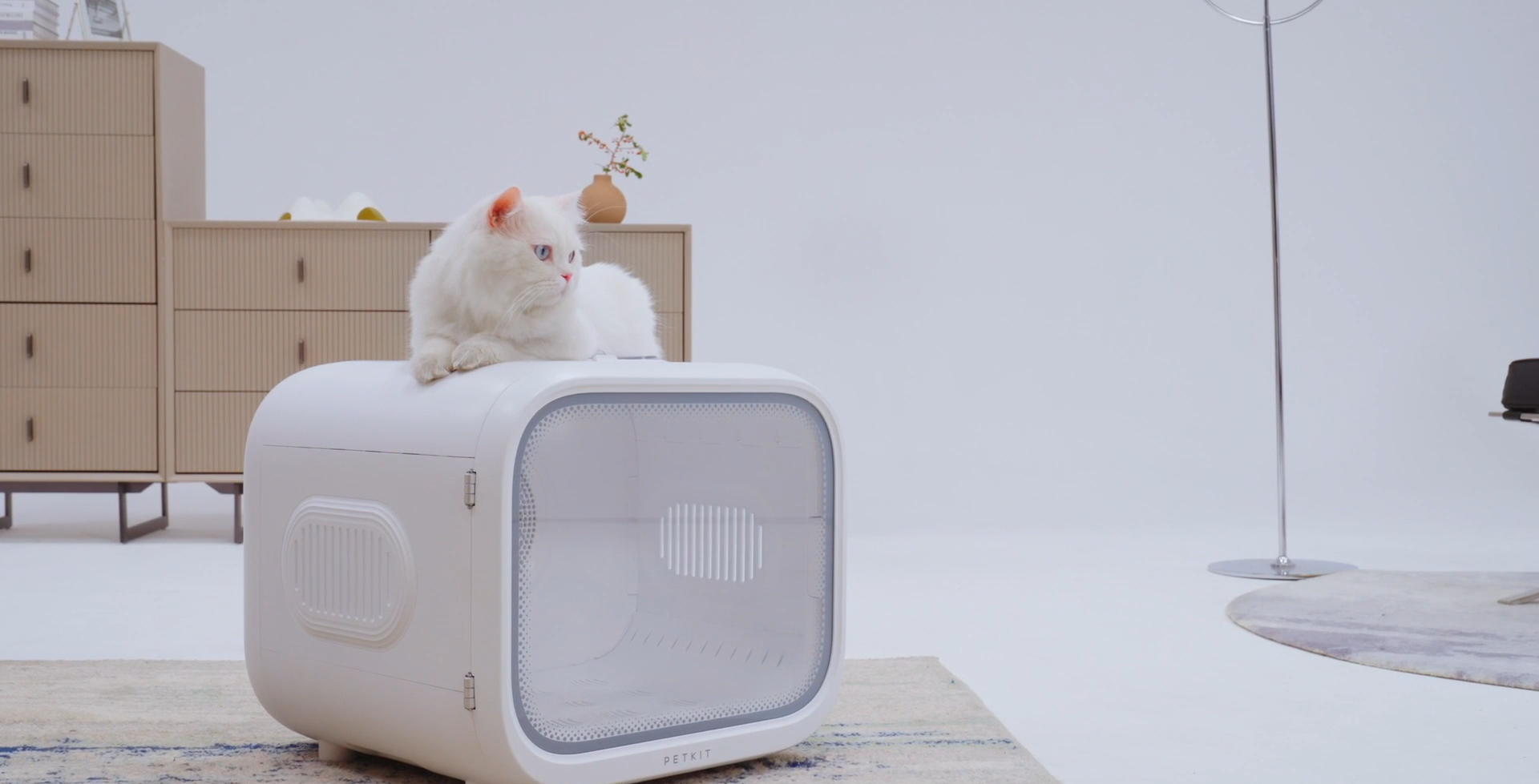 Amazon | PETKIT ドライヤーハウス 猫 小型犬用 ドライルーム スマホ