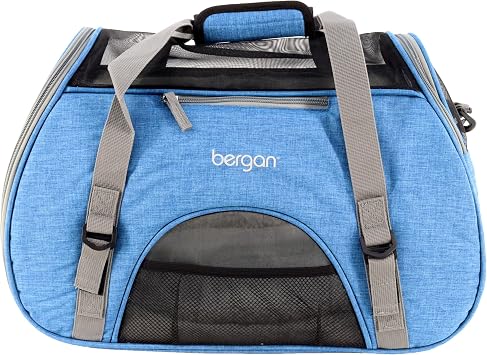 Coastal Pet - Bergan - Comfort Carrier - Heather Bermuda 19 x 10 x 13 Inches