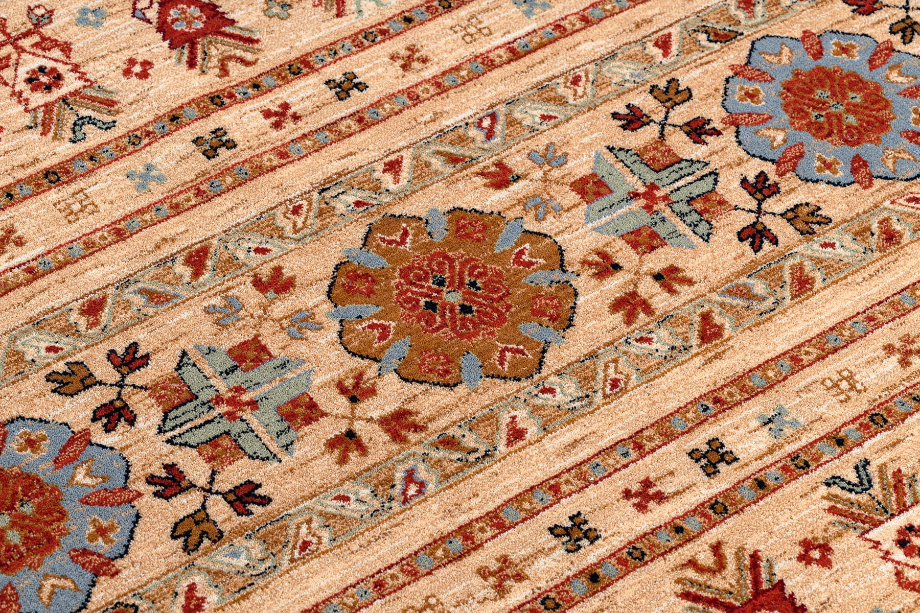 Dywan wełna KESHAN Franse, orientalny 7684/53555 beżowy/terakota 160 x 230 cm beżowy