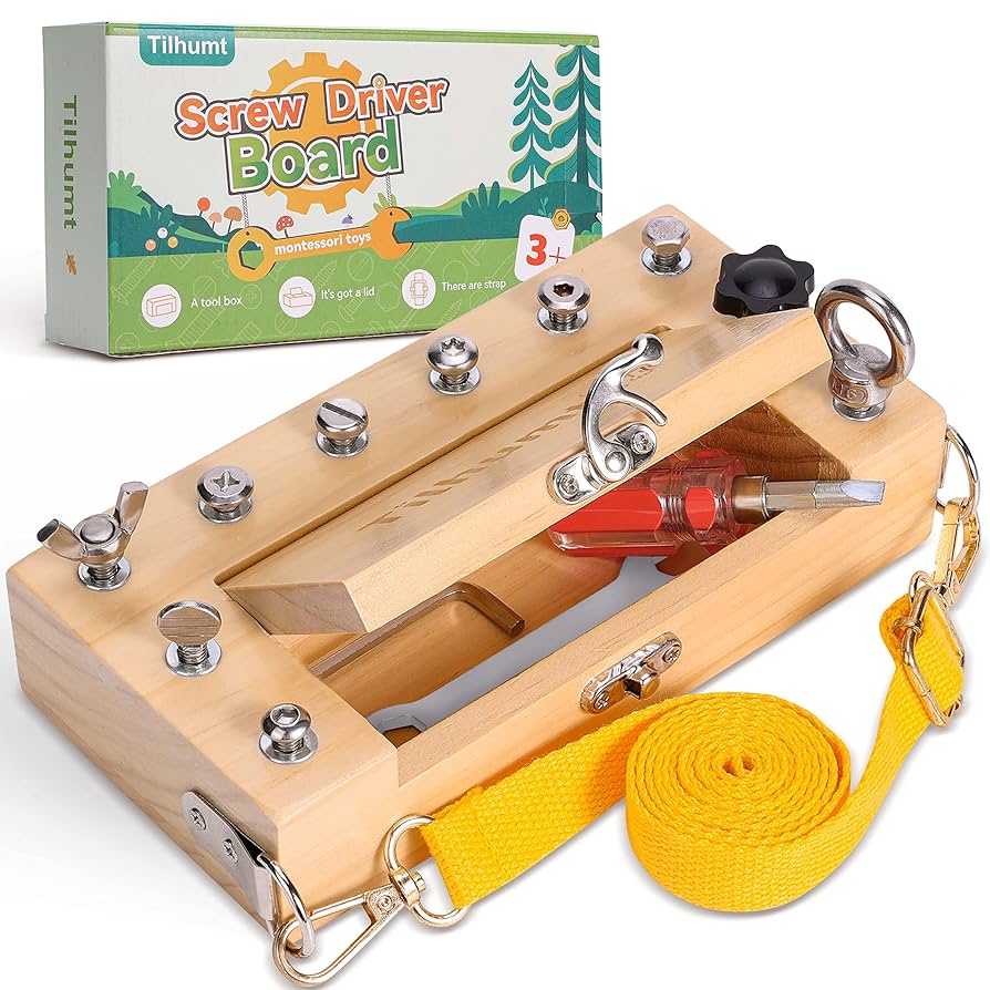 Wooden Ontessori Screwdriver Board Set For Kids - Nepal | Ubuy