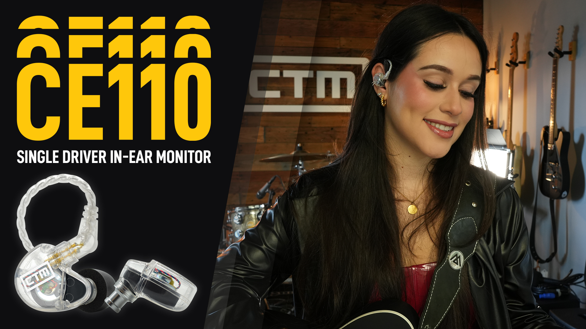 Amazon.com: CTM CE110 - Pro Isolating Single Driver Wired