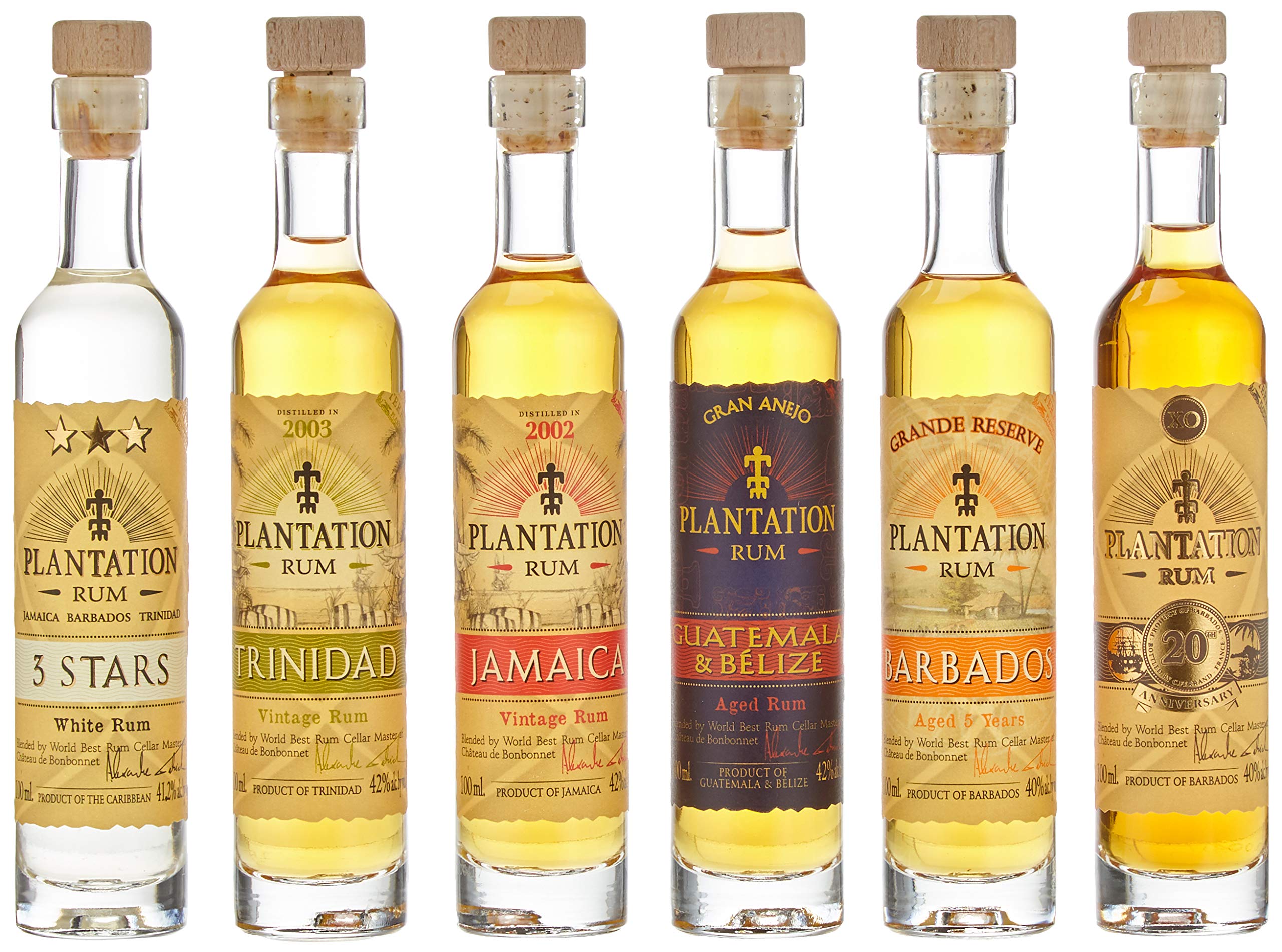 Plantation Rum in Cigar Box (6 x 0.1 l)