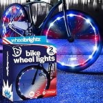 Brightz WheelBrightz led Bike Wheel Lights - 2026 Edition with Top Straps and led Weather Protection! 14 Colors - 48+ Hour Durability, Visibility and Dazzling Illumination Unmatched