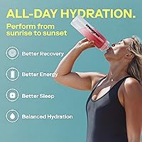 Vista 4 de Magna Mezcla de bebida en polvo de electrolitos para hidratación, energía y apoyo de concentración con treonato L de magnesio, malato y glicinato