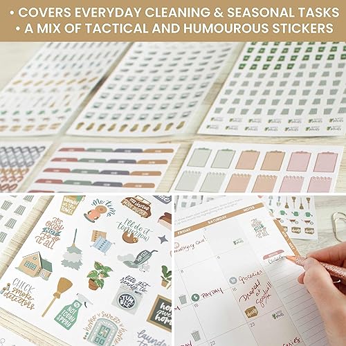 Miniatura 5 de bloom daily planners Calcomanías para planificador de tareas domésticas, paquete variado esencial para la productividad del hogar, tareas, tareas