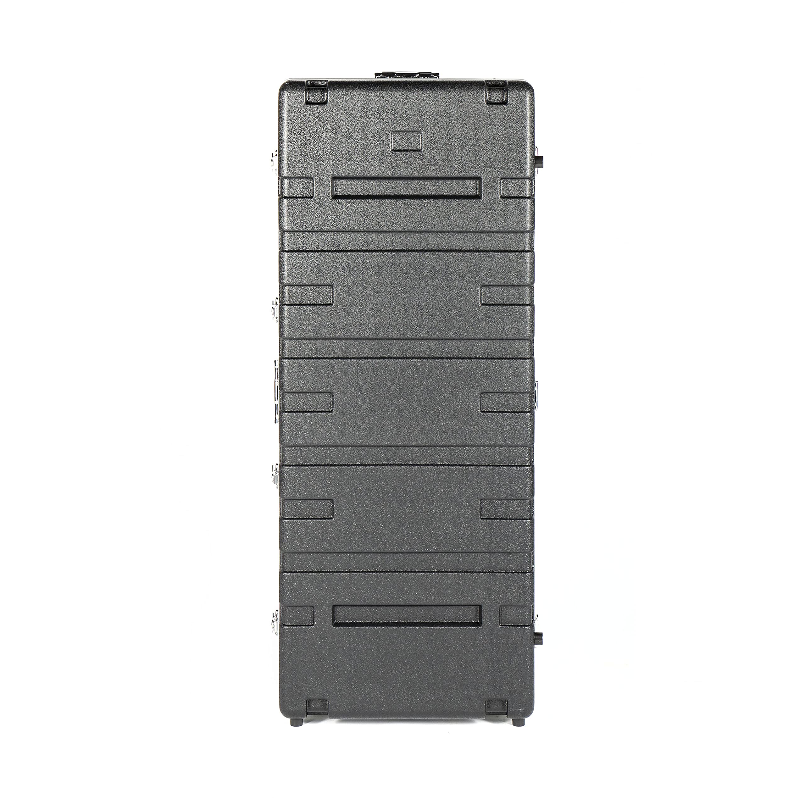 Music Store ABS Keyboard Case 61, Universal Keyboard Flightcase, Schwarz, 7.8 kg, mit Schnappverschluss, 3 Griffe, Rollen, Polsterung, 112x12x41 cm, geeignet für 61-Tasten Keyboards