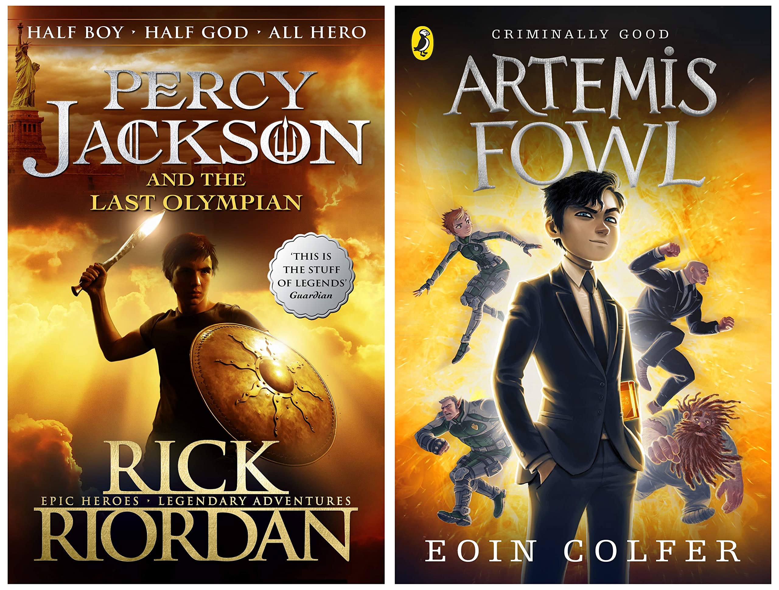 Artemis Fowl (Book 1) (Artemis Fowl, 17) & Percy Jackson and the Last