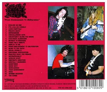 【NAPALM DEATH】FROM ENSLAVEMENT TO OBL　LP Napalm Death-From Enslavement To Obliteration LP (Color) Vinyl