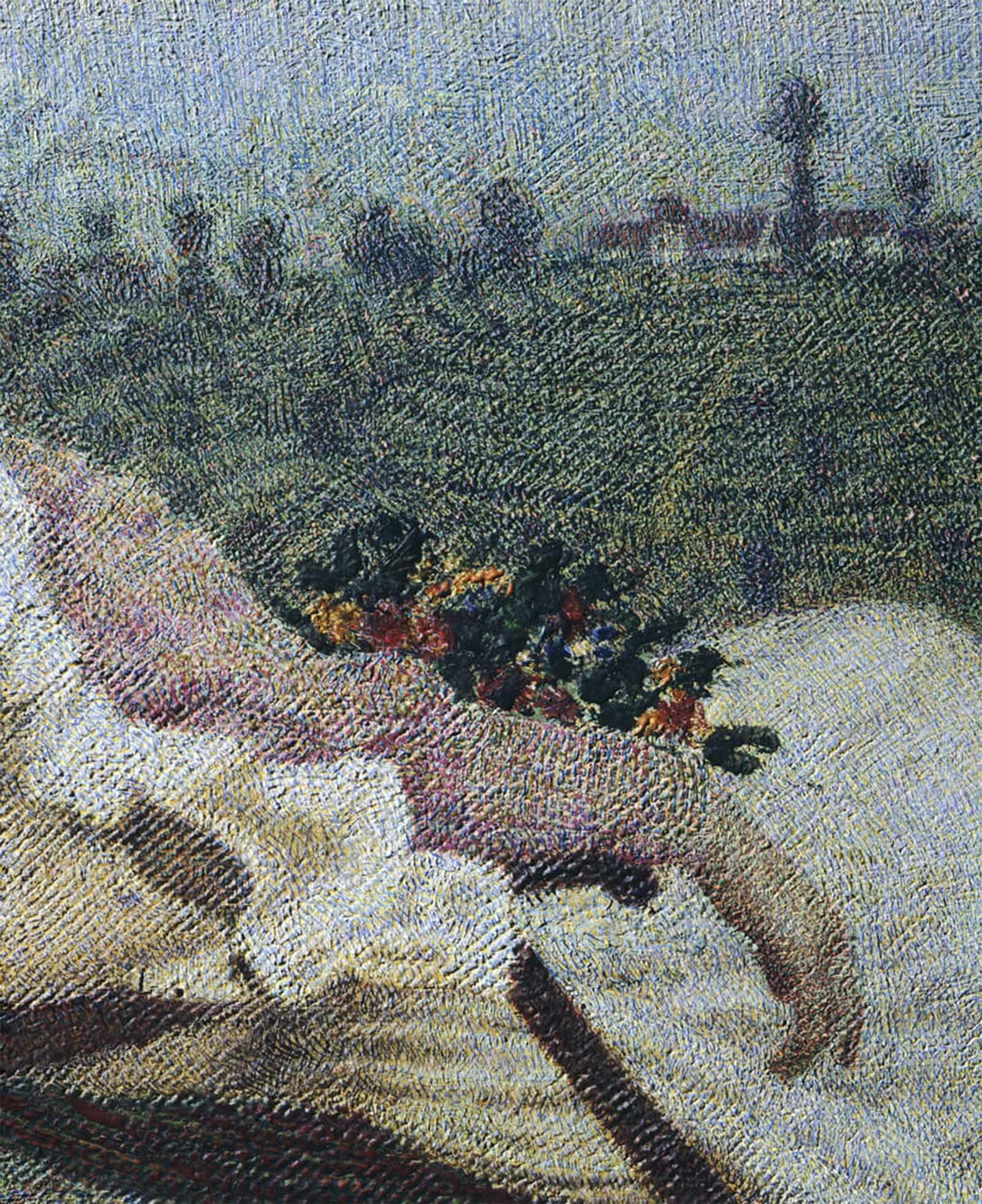 SERENDIPITP Retro Picture Poster Wall Art Pictures Painting Advances by Angelo Morbelli Wall Art Canvas Print for Wall Decor 60x90cm