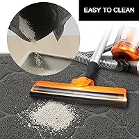 Vista 8 de Alfombrilla de arena para gatos, tamaño XL súper grande, libre de ftalatos, fácil de limpiar, duradera, suave en las patas, tamaño grande de 47" x