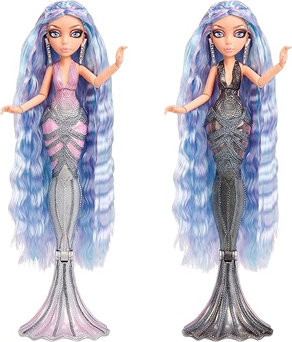 Miniatura 2 de MERMAZE MERMAIDZ Muñeca Orra Deluxe Fashion con cambio de color con usar y compartir el cabello, multicolor, 580843