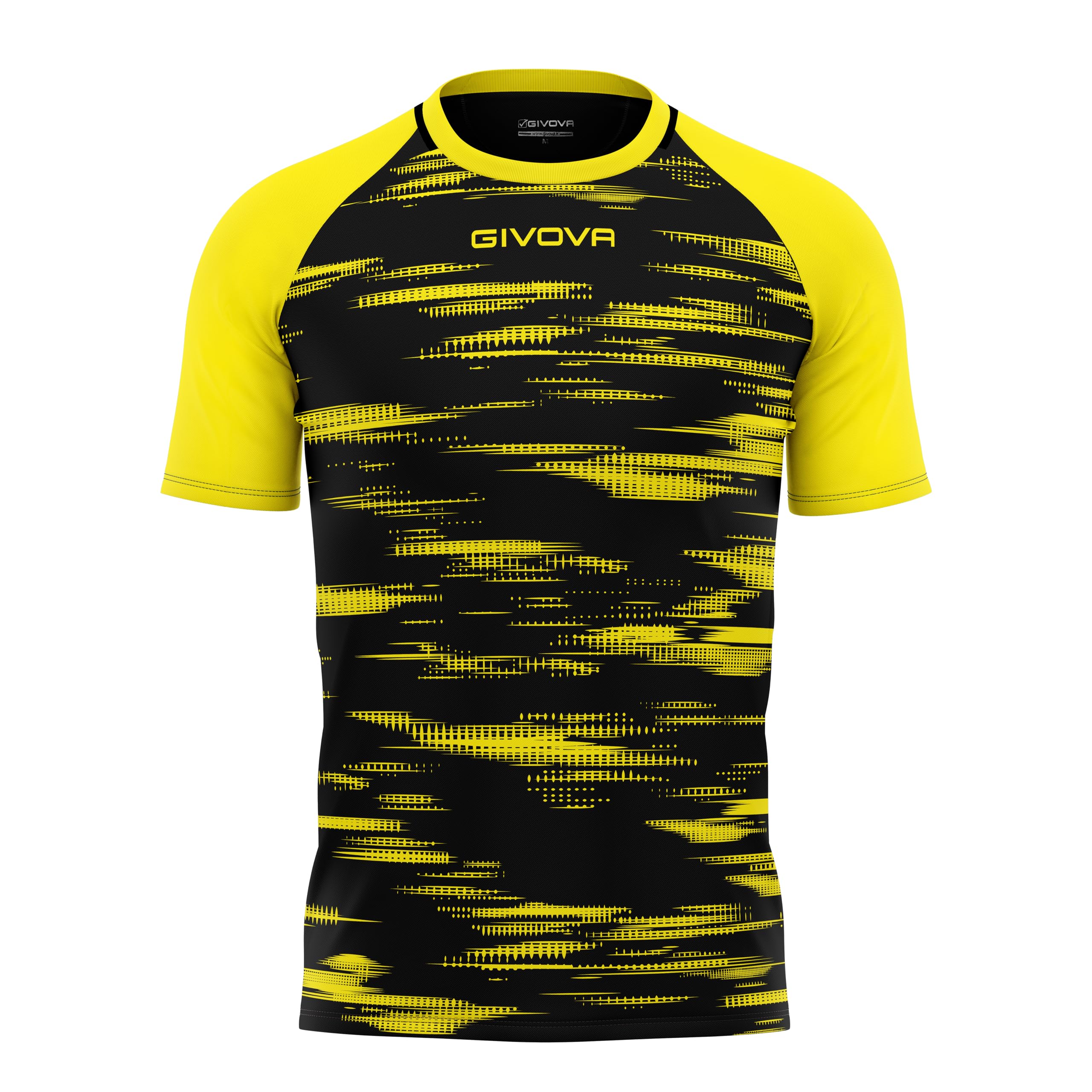 Givova Shirt Pixel Nero/Giallo Tg. M - 4