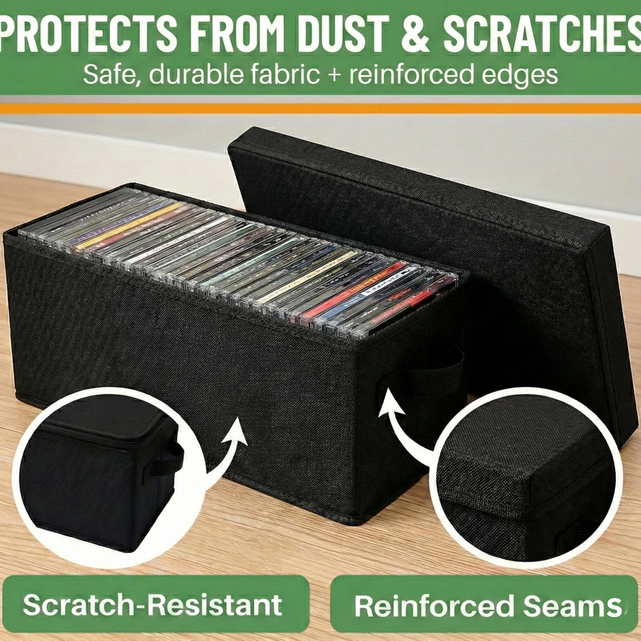 Amazon.com: Evelots CD Storage Boxes (4 Pack) Durable CD Case