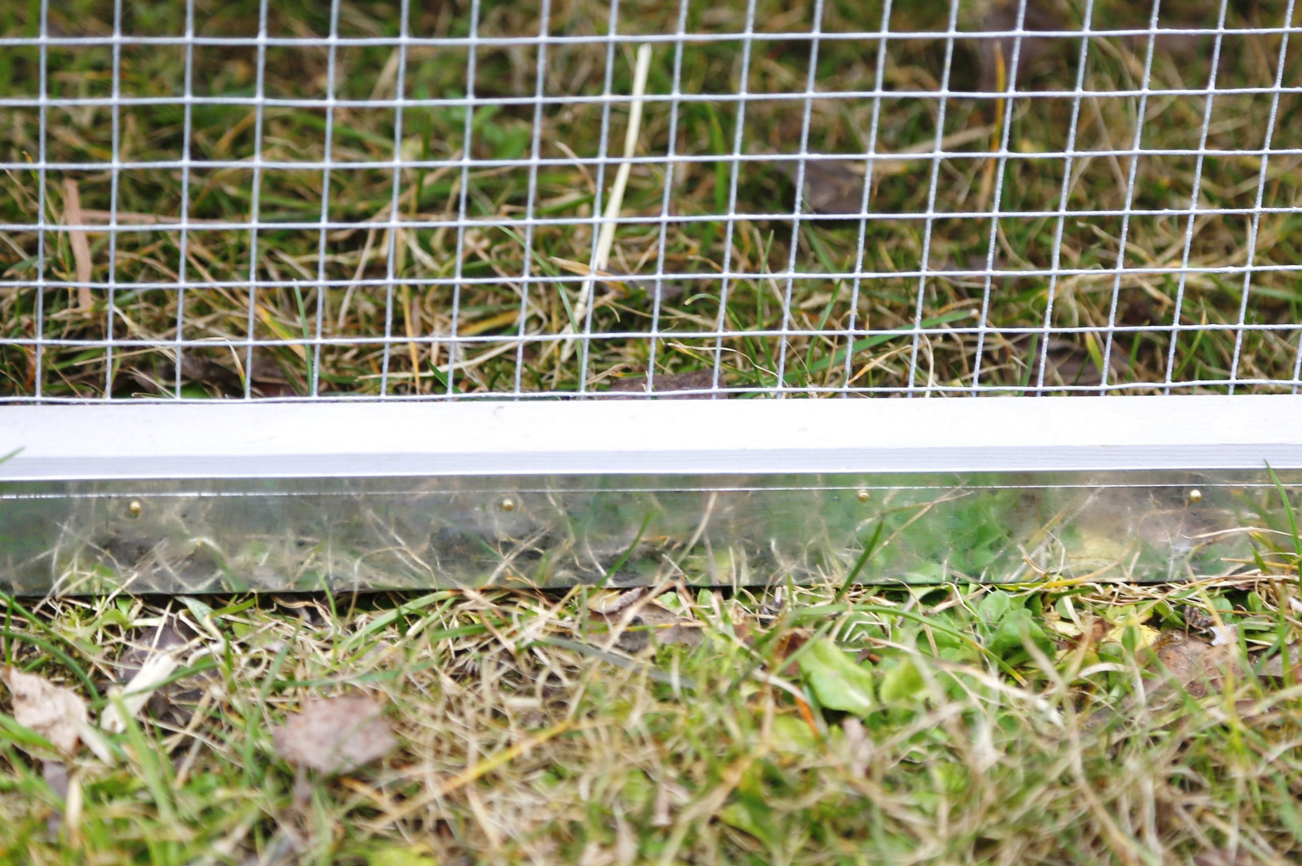 Kerbl Hobbyfarming Hühnerstall Bonny, 181 x 65 x 118 cm, 2 x Sitzstangen, 2 x Legenster, integrierter Auslauf