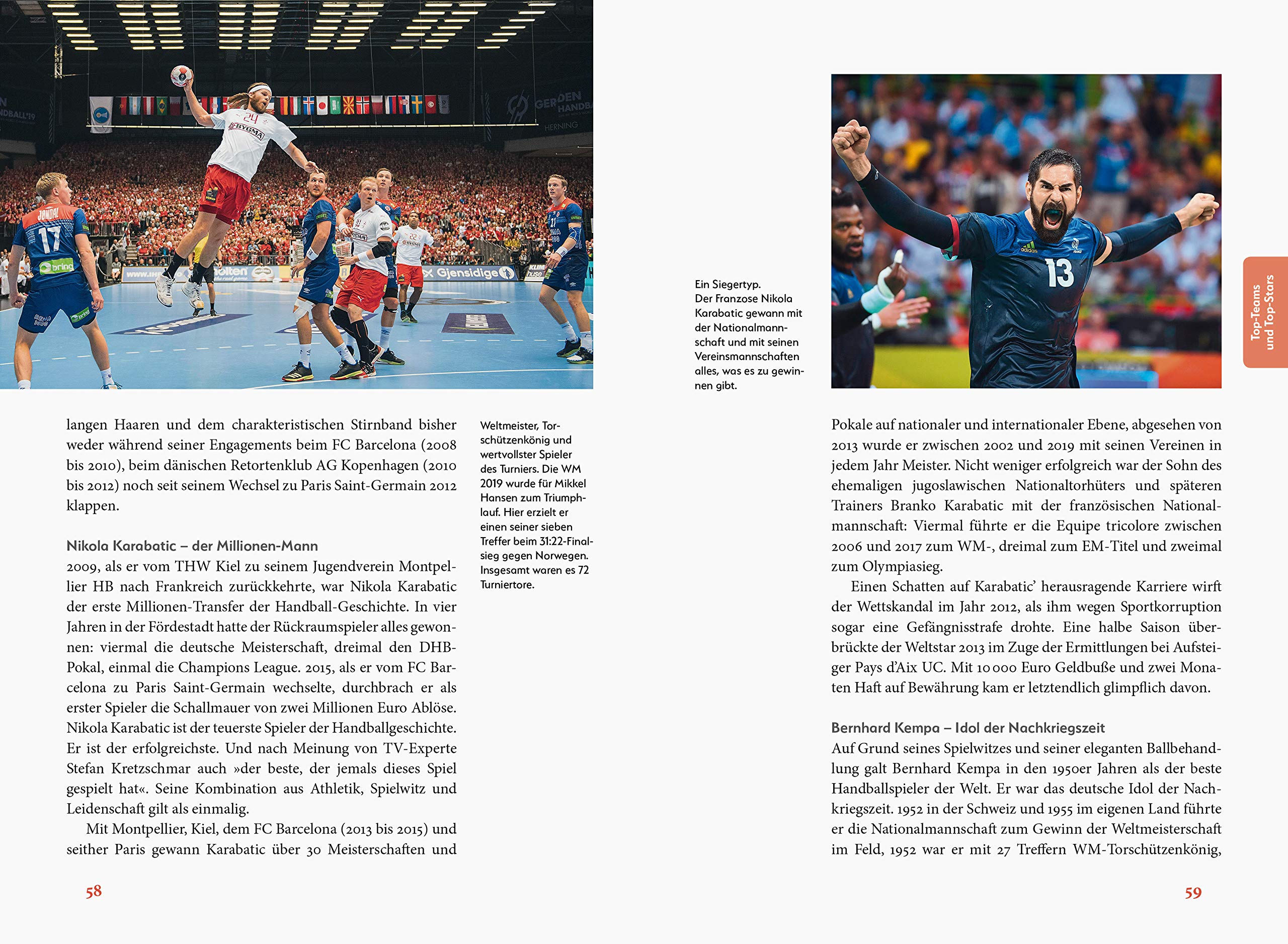 Handball: Regeln, Spielpraxis, Stars und Teams. Bundesliga Mannschaften und berühmte Handballer im Porträt. Geschenkidee für aktive Handballer und begeisterte Sport-Fans!