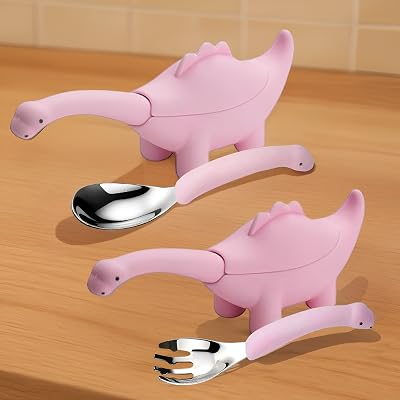 Silicon & Steel Baby Spoon