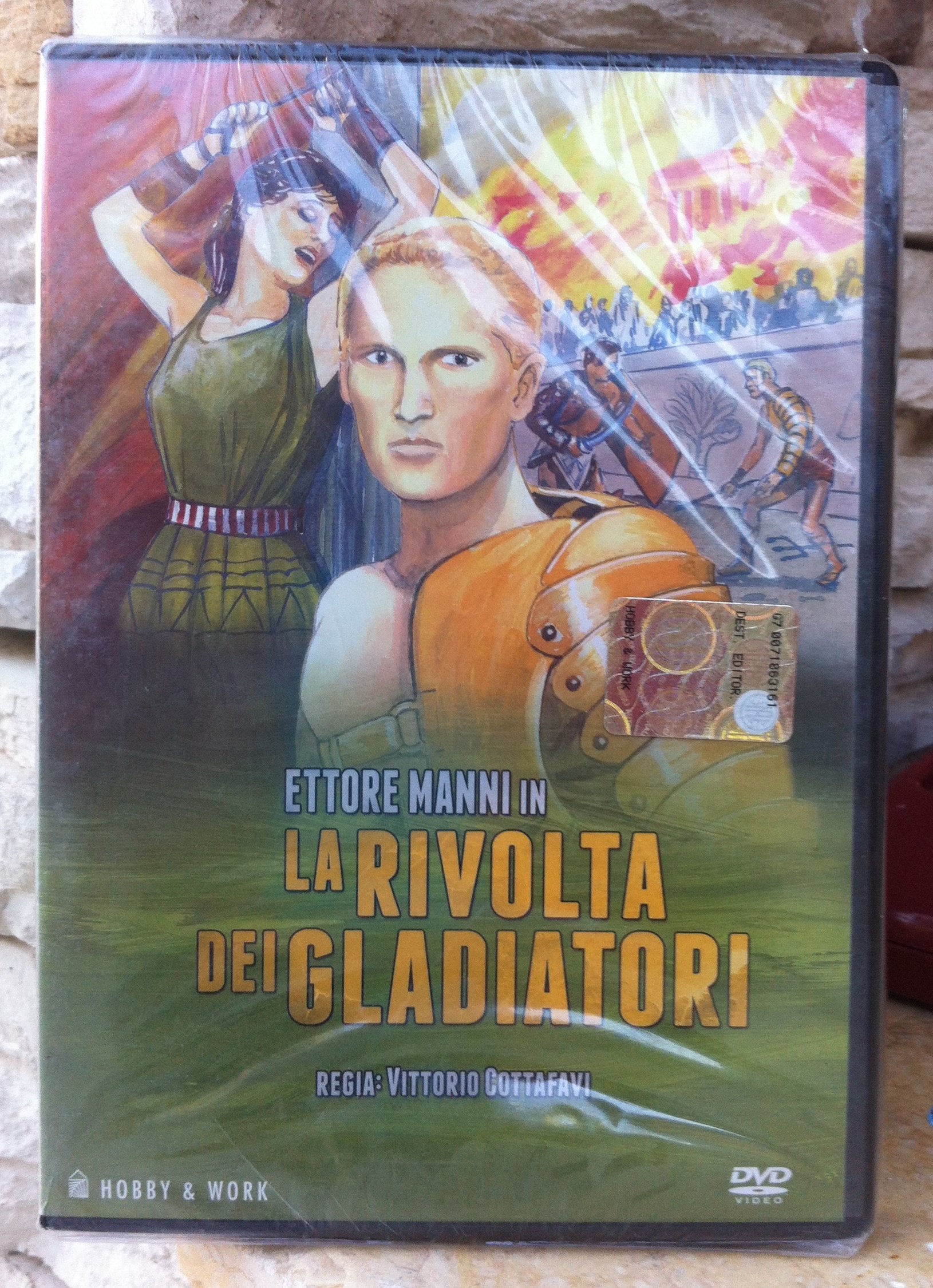 La Rivolta Dei Gladiatori en DVD para disfrutar una tarde de cine clásico italiano en casa