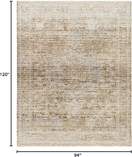 Miniatura 2 de Livabliss x Becki Owens Margaret - Alfombra lavable para exteriores, 7 pies 10 pulgadas x 10 pies, gris pardomarrón