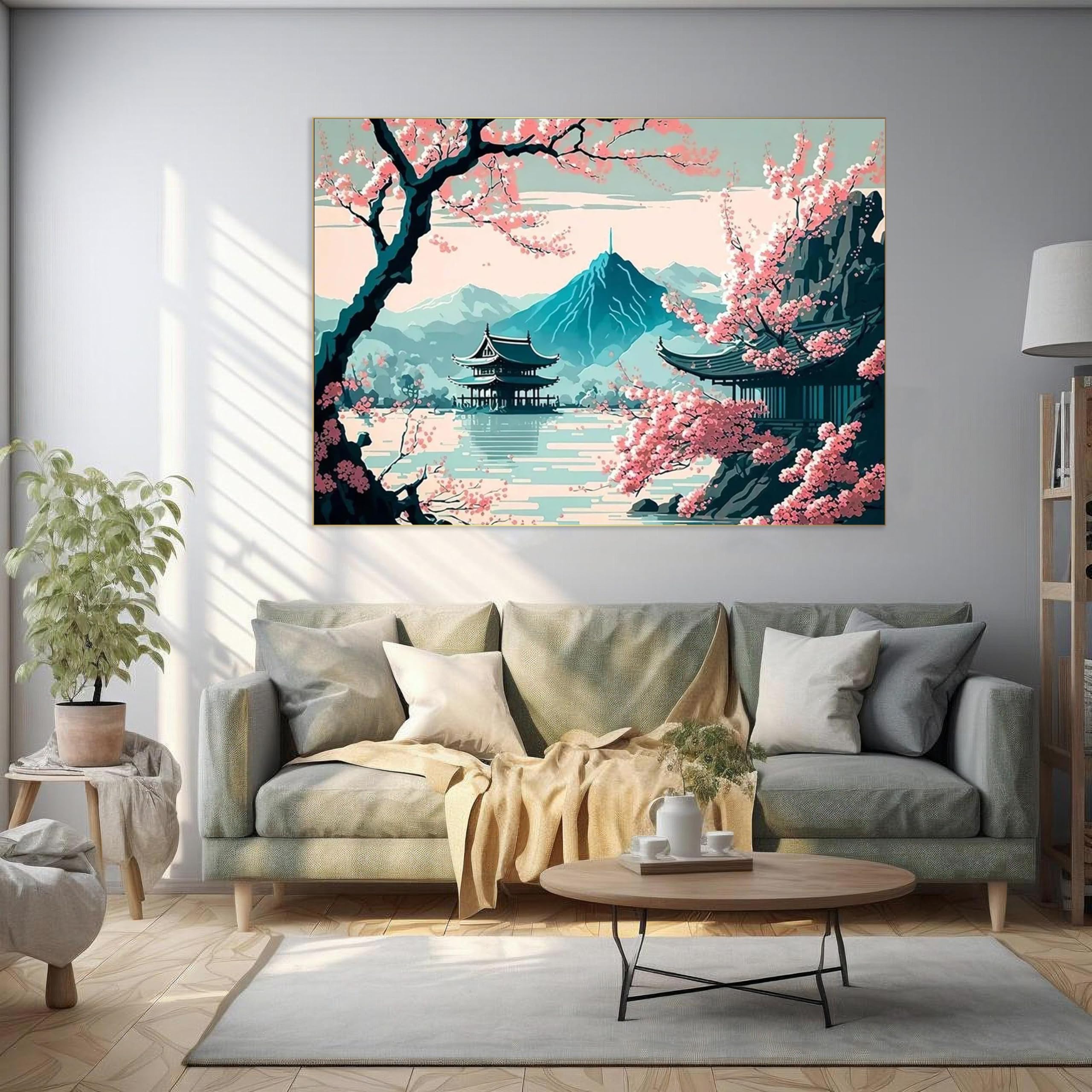 Japanese Landscape Canvas-Japanese Art Prints-Japanese
