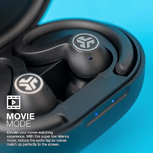 Miniatura 3 de JLab JBuds Air Sport Gen 3 True Auriculares inalámbricos Bluetooth + funda de carga, grafito, resistencia al sudor IP66, multipunto, conexión dual,