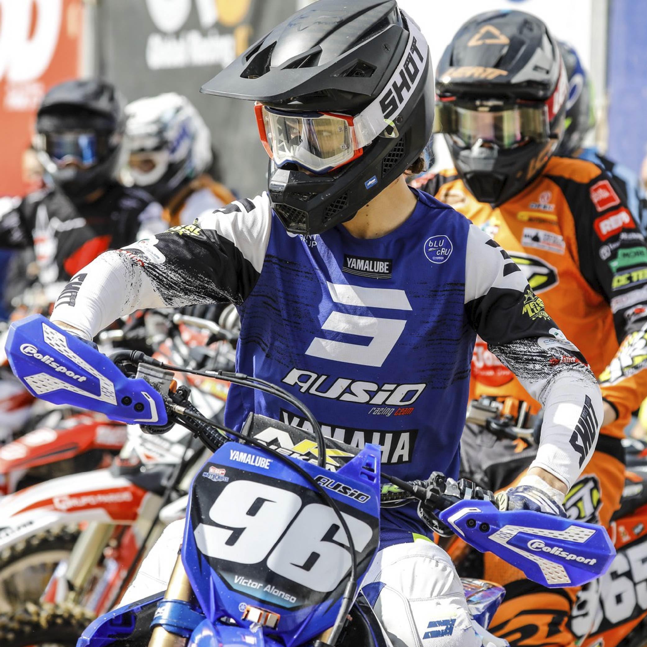 HANDGUARDS MX FLOW BK/WH