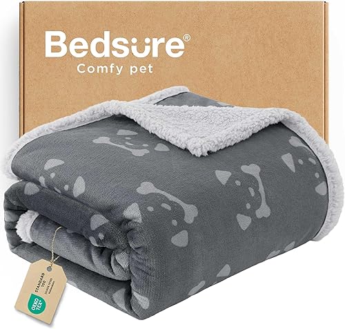 Miniatura 33 de Bedsure Mantas impermeables para perros pequeños – Manta de gato pequeño lavable para protección del sofá, manta de cachorro de forro polar sherpa