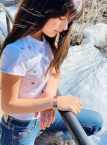 Miniatura 5 de JoycuFF Pulseras para mujer, regalo de Navidad, cumpleaños, Acción de Gracias, para madre, momia, acero inoxidable, regalo significativo para mamá