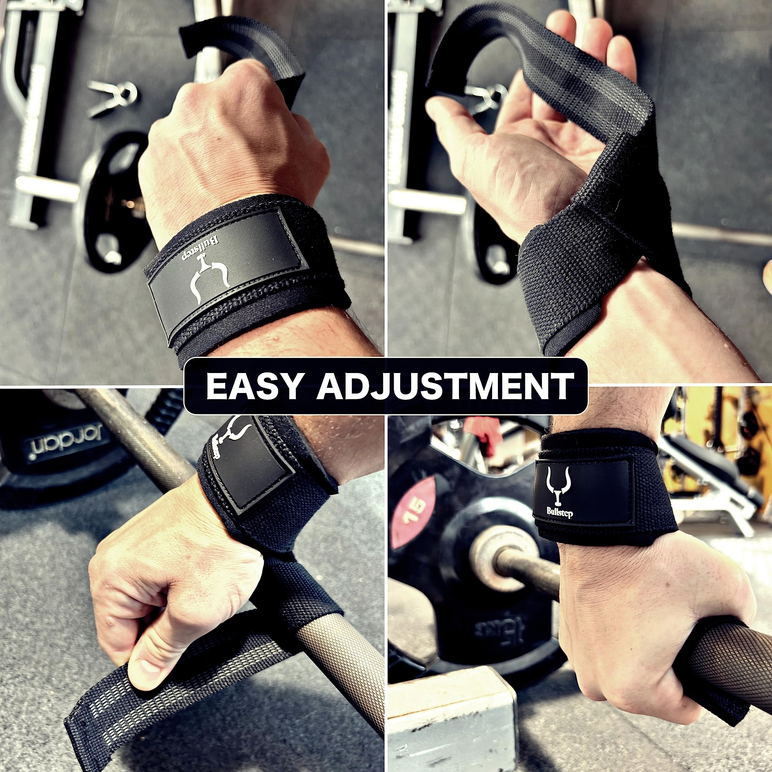 Straps Palestra Uomo E Donna - Per Sollevamento Pesi, Presa Rinforzata, Fitness E Bodybuilding - Foto 3