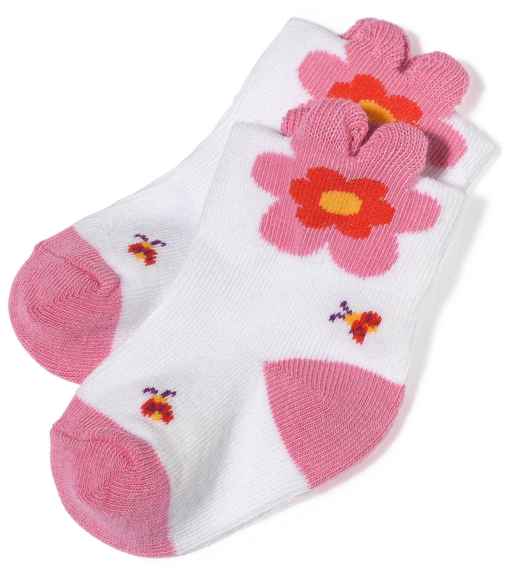 Country Kids Magic Posy 3D Bootie White, 3-12 Months