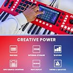 Akai Professional MPC Key 37 Standalone Production Synthesizer, Drum Machine, MIDI Keyboard, with Wi-Fi, Bluetooth, Touchscreen, Plug-ins, and Native Instruments Integration