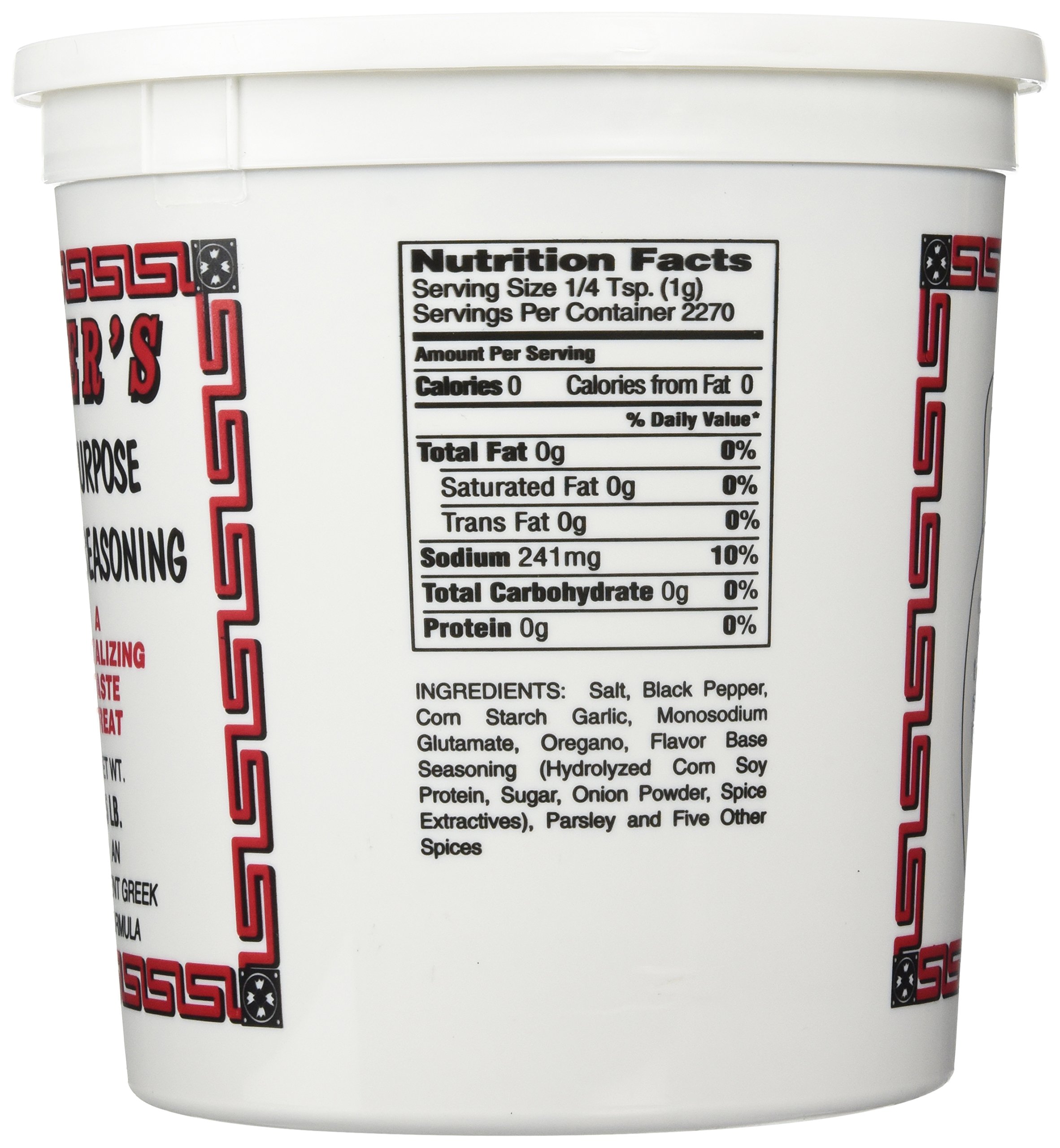 Cavender's All Purpose Greek Seasoning 5 lbs Tub Buy Online in United