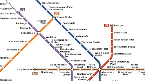Berlin subway map