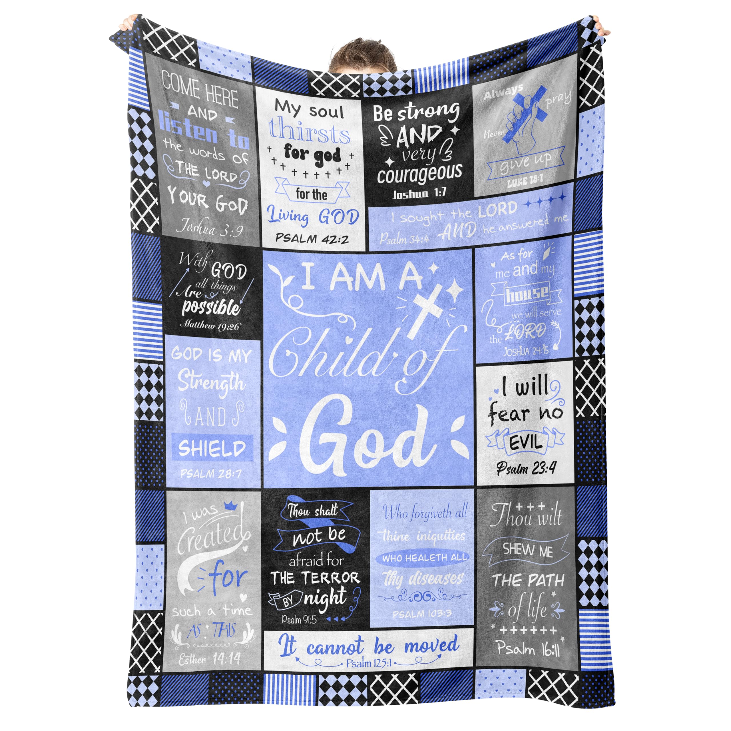 Fathers Day Blankets for Christian,Christian Gifts for Men,Religious Gifts for Men,Gifts for Christians Men,Mens Christian Gifts,Faith Gifts for Mens,Christian Gifts for Fathers Day Blanket 50"x60"