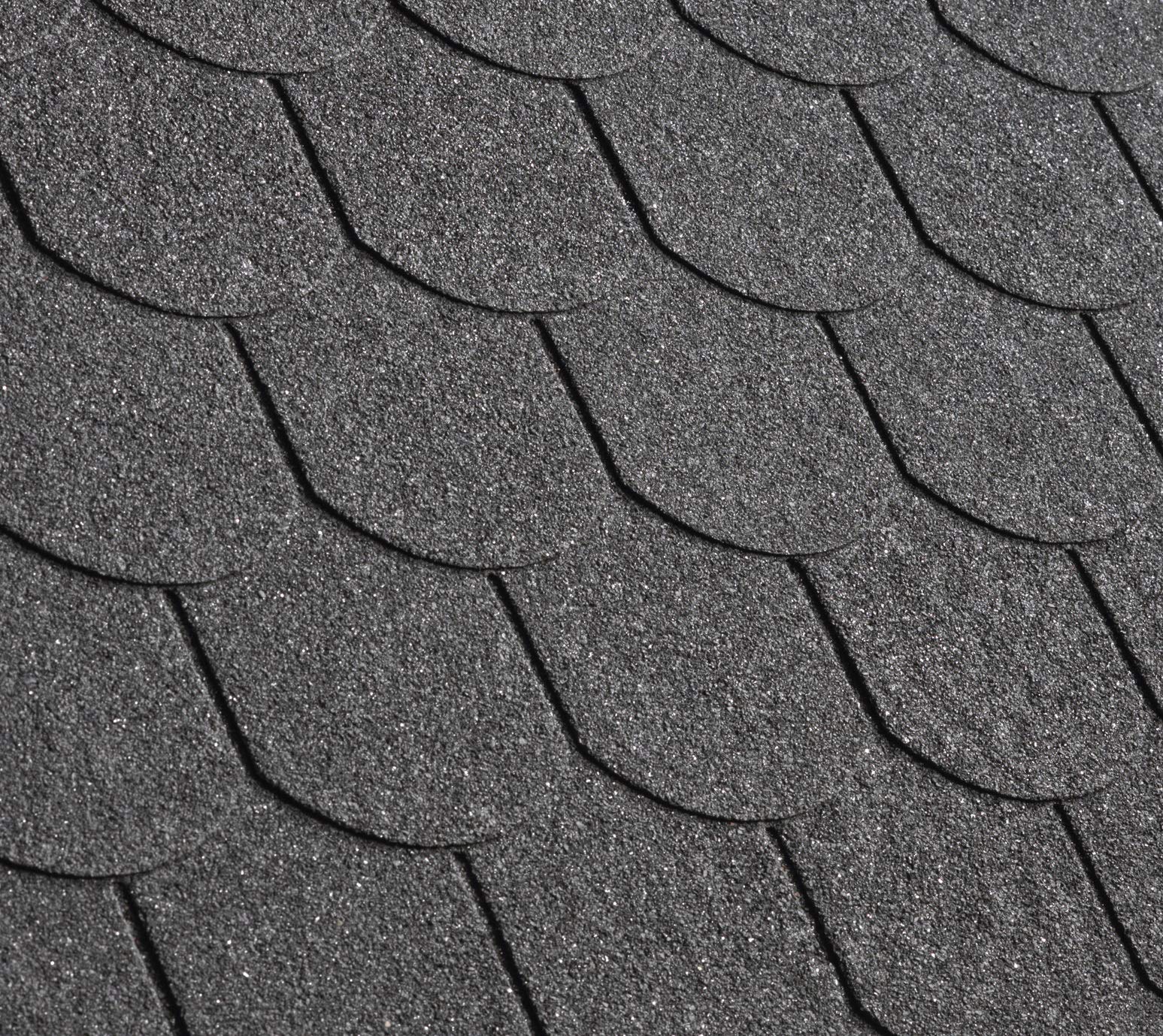 Gartenwelt Riegelsberger Tejas bituminosas premium beaver negro 3 m² (21 unidades) Tejas para tejados con refuerzo de fibra de vidrio