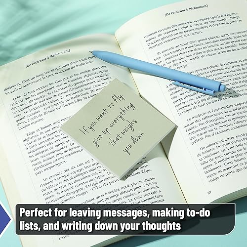 Miniatura 4 de Mr. Pen - Notas adhesivas, 3 x 3 pulgadas, 12 blocs, 600 hojas, notas adhesivas de tonos grisáceos de 3 x 3