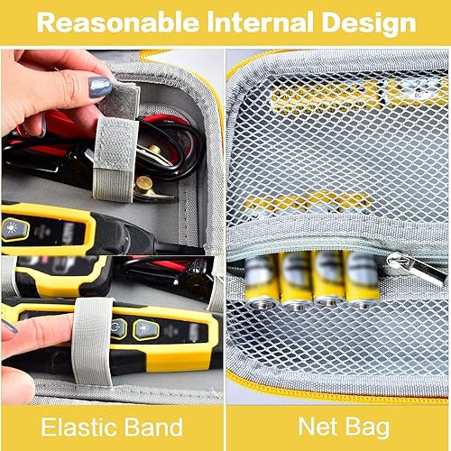 Miniatura 3 de Funda para Klein Tools VDV500-705VDV500-820VDV500-063 Wire Tracer Tone Generator & Probe Kit Probador de Continuidad, Bolsa de Almacenamiento